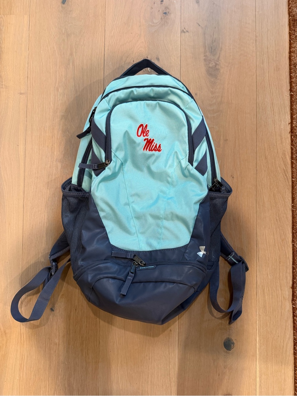 Under Armour Two-Tone Light Blue and Navy Ole Miss Backpack
